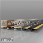 LIKOV Okenní lišta začišťovací 2D PS2-ADAPT omítka 6mm, délka 2,6m - bez perlinky RAL 7047 LIKOV Okenní lišta začišťovací 2D PS2-ADAPT omítka 6mm, délka 2,6m - bez perlinky RAL 7047